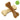 Vegan Dog Chews - Maks Patch Peanut Butter Dual Bones. Medium (10 cm)