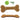 Vegan Dog Chews  - Maks'Patch 'BumpiBones' - Peanut Butter & Banana Dental Bone.: BumpiBone 15cm
